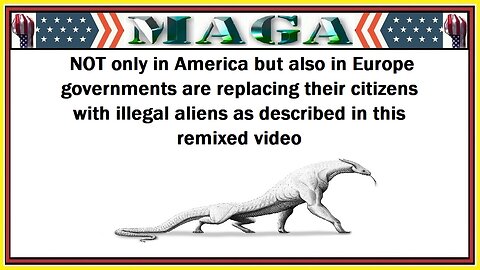 America AND Europe are replacing their citizens with illegal aliens