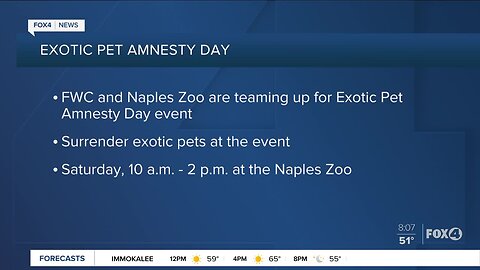Exotic Pet Amnesty Day Naples