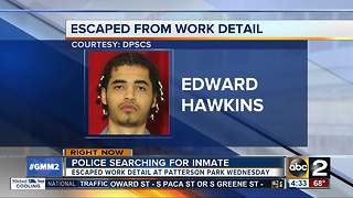 Authorities search for inmate who walked off work detail