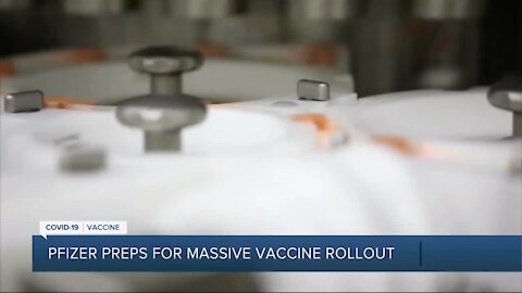 Pfizer preps for massive vaccine rollout