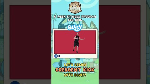 TRAIN WITH BLUEY! FUN AND FITNESS FOR KIDS WITH BLUEY