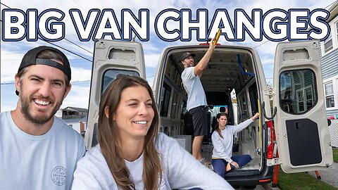 HUGE ANNOUNCEMENT! - Finalizing Our Van's Layout