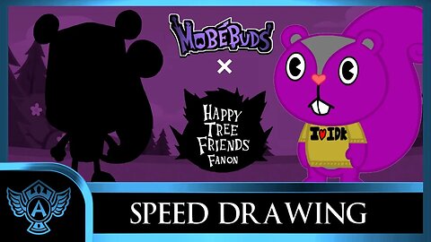Speed Drawing: Happy Tree Friends Fanon - Utayone Niki | Mobebuds Style