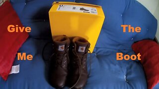 Review: Carhart Rugged Flex waterproof boots. Carhart water wicking socks. For motorcycle riding?