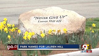 The Groundbreaking on Lauren Hill Memorial Park is expected in spring