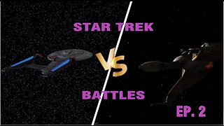 STAR TREK VS BATTLES (EP-2) SOVEREIGN VS. KLINGON BIRD OF PREY PACK