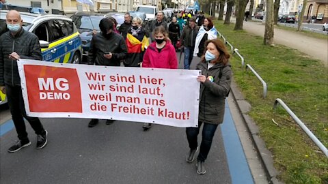 13. MG DEMO Sonntagsspaziergang am 18.04.2021 - Redebeiträge und Demozug in RY