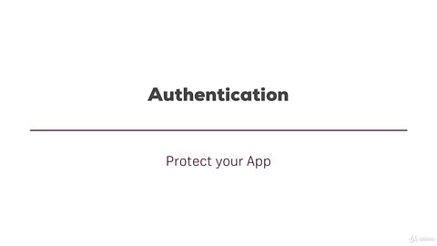 143 - Module Introduction Authentication in React Native Apps | REACT NATIVE COURSE