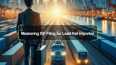 Cracking the Code: Importer Security Filing for Lead Rail Shipments