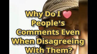 Morning Musings # 532 Why Do I ❤️ People's Comments Even When Disagreeing With Them? Mental vs Soul.