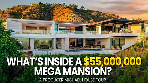 TOUR A $55,000,000 MEGA MANSION WITH ME!