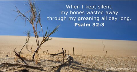 Psalm 32:1-5 - Psalms Saturday #8