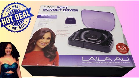 Laila Ali Salon Ionic Dryer Unboxing