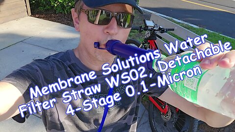 Membrane Solutions Water Filter Straw WS02, Detachable 4-Stage 0.1-Micron, Full Review