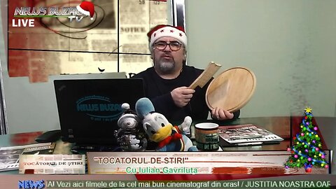 LIVE - TV NEWS BUZAU - "TOCATORUL DE STIRI", cu Iulian Gavriluta. Azi despre Injustita buzoiana...