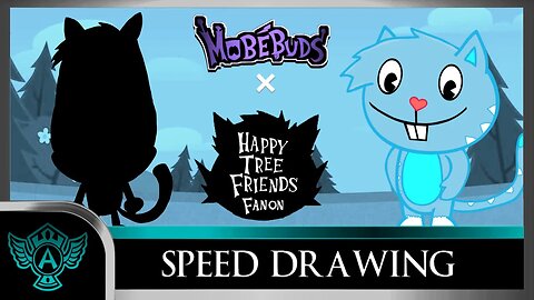 Speed Drawing: Happy Tree Friends Fanon - Alvaro | Mobebuds Style