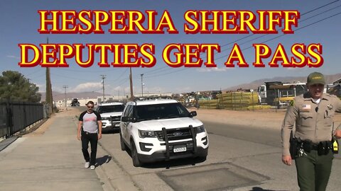 First Amendment Audit - Hesperia Sheriff Gets a PASS!