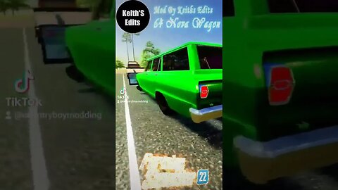 Epic !!!! 64 Nova Wagon Dragster Farming Simulator 22 #shorts @UpchurchOfficial