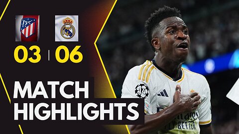 Real Madrid vs Atletico 6-3 - All Goals & Highlights - 2024