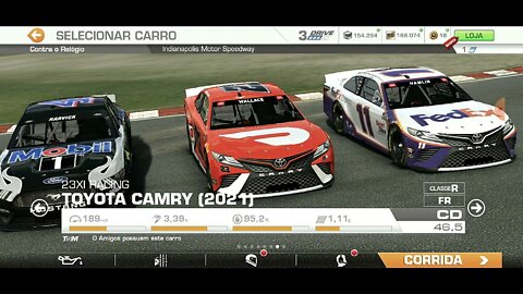 GUIGAMES - Real Racing 3 - NASCAR - TOYOTA CAMRY RACING 23 Contra o Relógio em Indianapolis