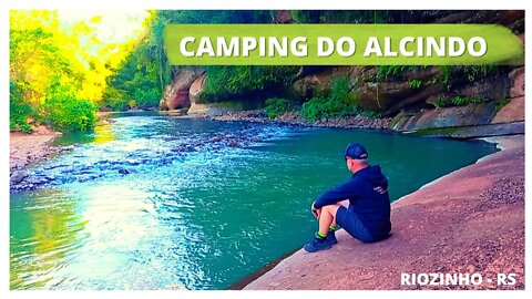 CAMPING DO ALCINDO CABANAS E BALNEÁRIO EM RIOZINHO RS #campingrs #acampar #projetoverao2023