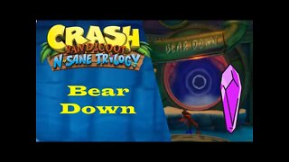 Bear Down Crystal Run + Secret Warp Pad Nintendo Switch Gameplay - Crash Bandicoot N. Sane Trilogy