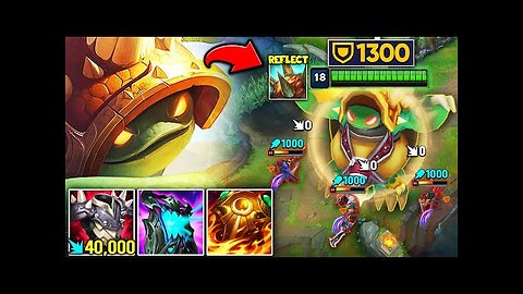 RAMMUS BUT I HAVE 1300 ARMOR AND YOU DIE IF YOU AUTO ME (40,000 THORNMAIL DAMAGE)