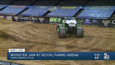 Monster Jam comes to Baltimore at the Royal Farms Arena