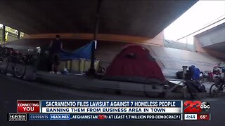 Sacramento files lawsuit against 7 homeless people