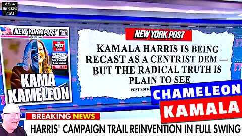 KAMALA HARRIS FLIP-FLOPS AGAIN! RADICAL TO CENTRIST HERE’S THE TRUTH BEHIND HER POLITICAL REBRANDING