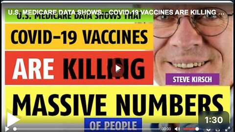 Medicare data shows that the COVID-19 vaccine is killing massive numbers of people