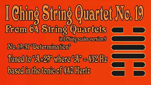 Richard #Burdick's #String #Quartet No. 19, Op. 308 No.19 - tuned to 440 Hz.