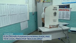 Vale do Aço: Eleições não fugiram da Normalidade, mas teve Casal Preso por Boca de Urna.