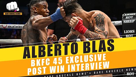 Exclusive Interview with #AlbertoBlas Behind the Scenes of #bkfc45