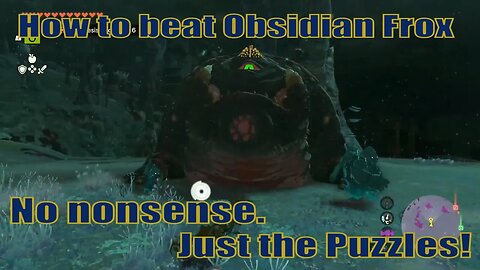 How to beat Obsidian Frox, Guide | Zelda TOTK