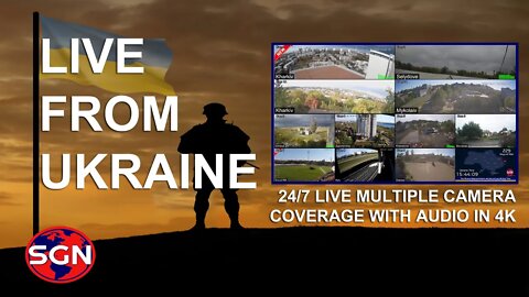 Live from Ukraine - 24/7 Multiple Camera views in 4K with Audio