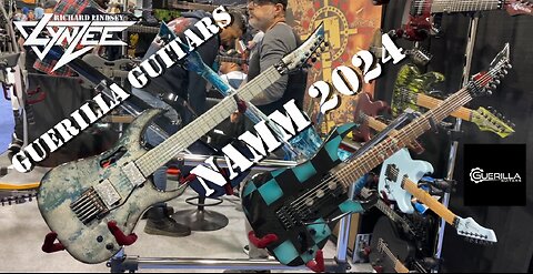 GUERILLA Guitars | NAMM Show 2024 | Booth Tour Canada