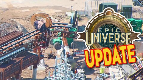 Epic Universe Construction Update - Major Progress On Donkey Kong & How To Train Your Dragon