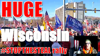 HUGE #STOPTHESTEAL WISCONSIN PROTEST SATURDAY COMMENTS