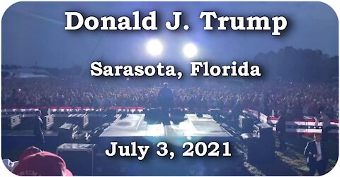 Trump's awesome Save America rally in Sarasota, Florida * July 3, 2021