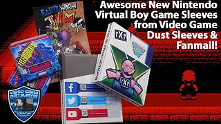 Unboxing from Video Game Dust Sleeves - New Virtual Boy & RoXolid Sleeves, Switch Lite Case & MORE!
