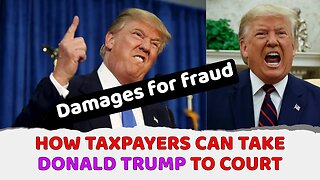 Trump had been ripping us off -- but here's how taxpayers can take him to court