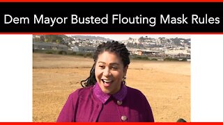 Dem Mayor Busted Flouting Mask Rules