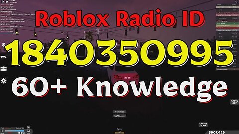Knowledge Roblox Radio Codes/IDs