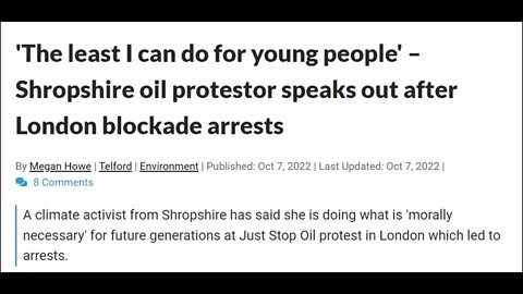 To: Just Stop Oil protest people – Please stop before someone dies