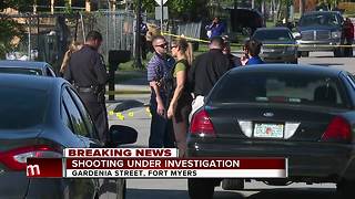 Police activity on Michigan Avenue in Fort Myers