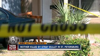 Mother killed by stray bullet in St. Petersburg