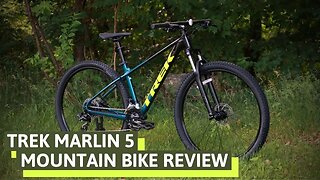 Beginner MTB or Rugged Hybrid? 2021 Trek Marlin 5 Mountain Bike Review of Feature and Weight