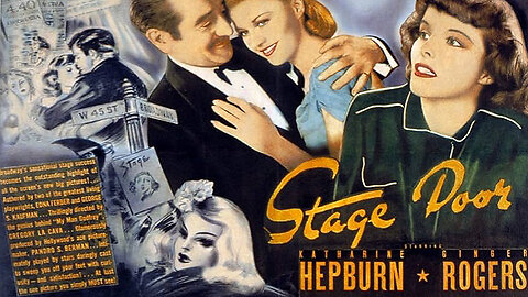 Stage Door (1937 Full Movie) | Drama/Comedy | Lucille Ball, Katharine Hepburn, Ginger Rogers, Adolphe Menjou.
