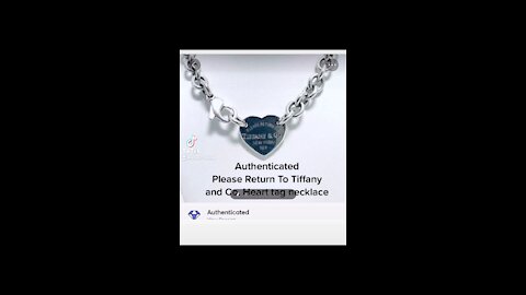 Please Return To Tiffany&Co Heart Tag Necklace.Find It On EBay.Link In Description.#Shorts #Tiffany